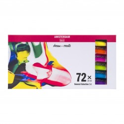 المجموعة الكاملة من اكريليك 72 لون  20 ملي من رويال تالنس امستردام